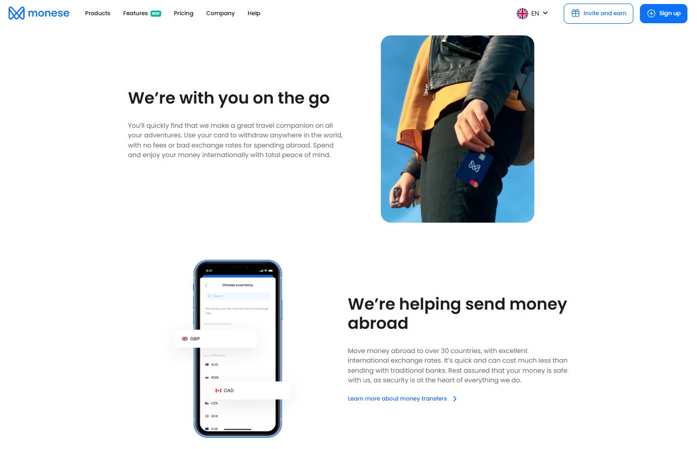 Podrobná recenze Monese. Zjistěte, co Monese umí, jaké má výhody a nevýhody, jak probíhá registrace a instalace aplikace.