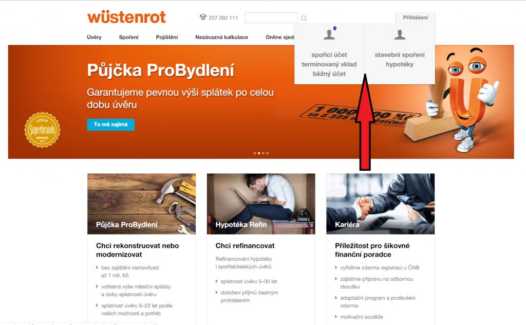 Wustenrot bakovnictví jak se přihlásit